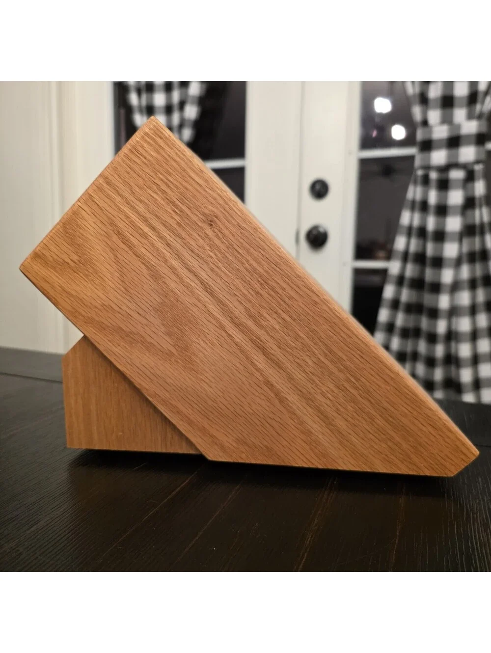 Cutco Wooden Knife Block 13 Slot Kitchen Knife Storage Holder Made In USA EUC